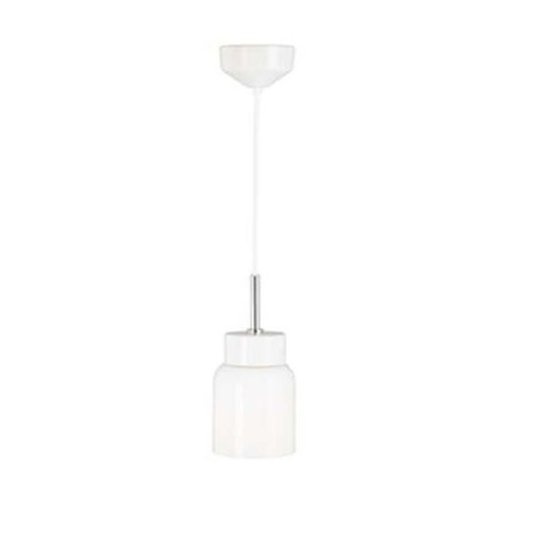 Ifö Electric Tova Pendelarmatur med textilkabel Opal, vit