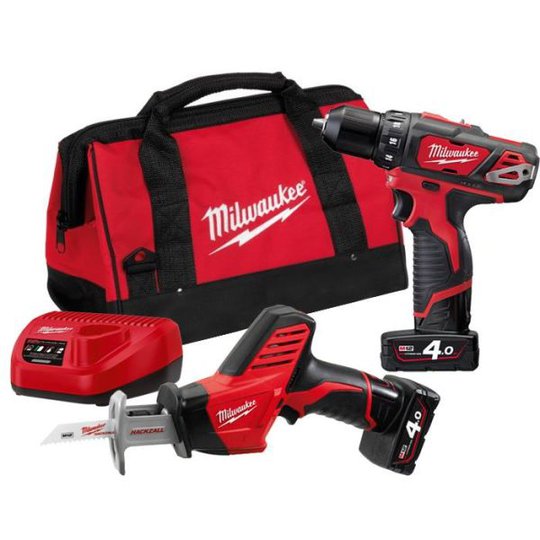 Milwaukee M12 BPP2C-402B Verktygspaket