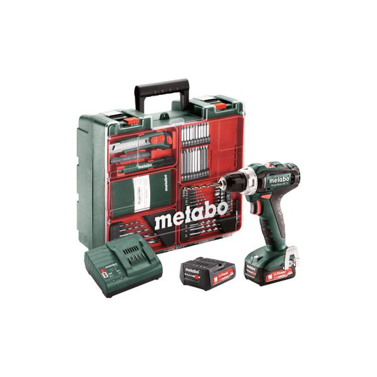 Metabo BS 12 WORKSHOP Borrskruvdragare med batteri och laddare