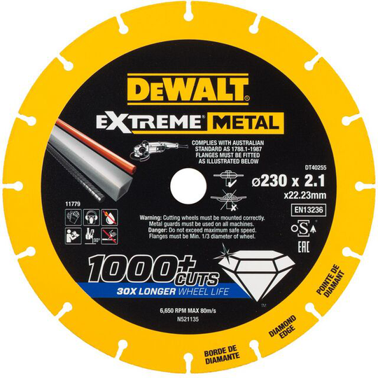 KAPSKIVA METALL 230X22,23X1,5 DT40255-QZ EXTREM | Beijerbygg Byggmaterial