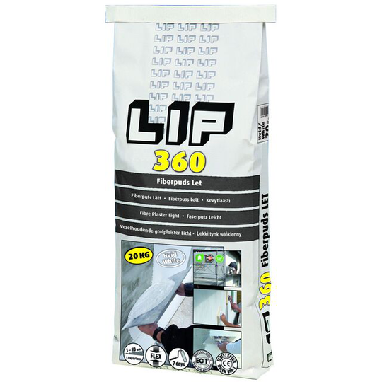 FIBERPUTS LÄTT LIP 360 20KG | Beijerbygg Byggmaterial