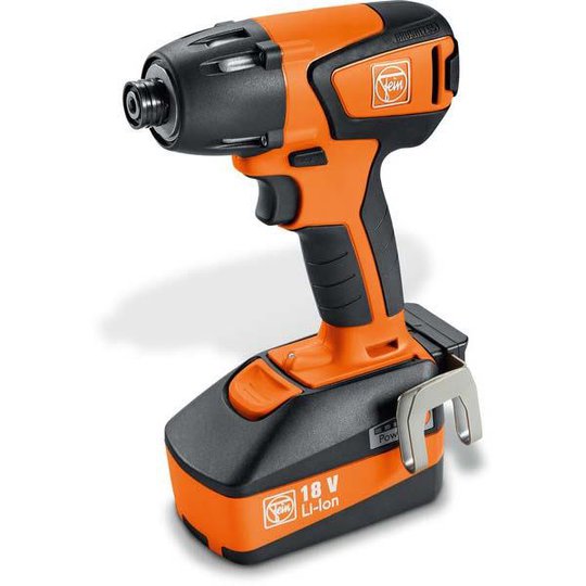 Fein ASCD 18-200 W4 Mutterdragare med 5,0Ah batterier och laddare