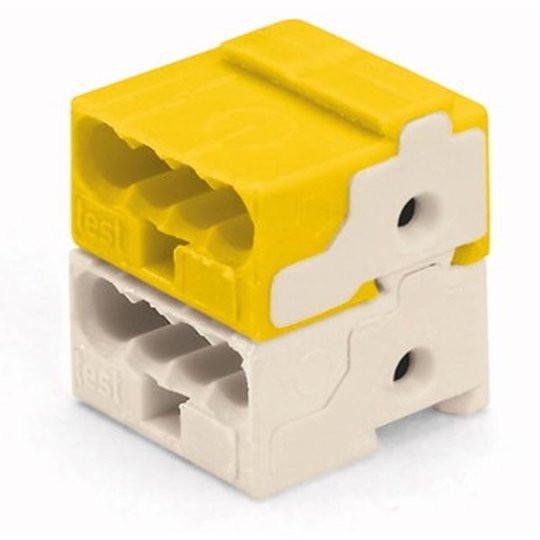 Wago 243-212 Klämma 14 x 10 x 10 mm, 50-pack Grå/gul