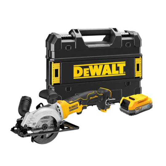 Dewalt DCS571E1T-XJ Cirkelsåg med batteri, utan laddare