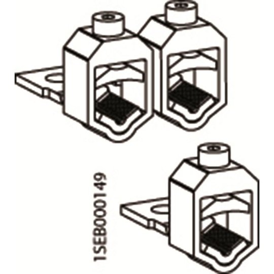 ABB VC-ZLBM/ZHBM123 V-klämma för XLBM 1,2,3, 95-240 kvmm