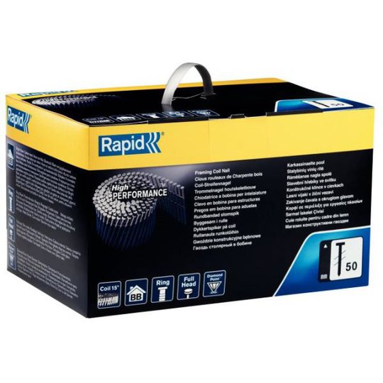 Rapid 50 Spik Rundbandad 50 mm, 3600-pack