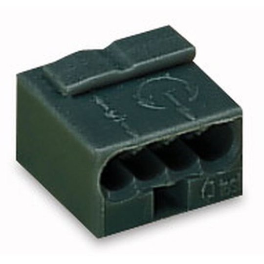 Wago 243-204 Klämma 7 x 10 x 10 mm, 100-pack Mörkgrå