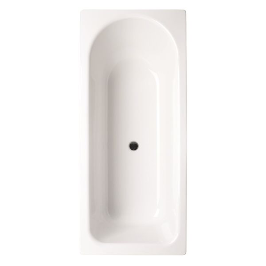 Gustavsberg GB2116070100 Kombibadkar med bottenventil, vit 1600x700 mm