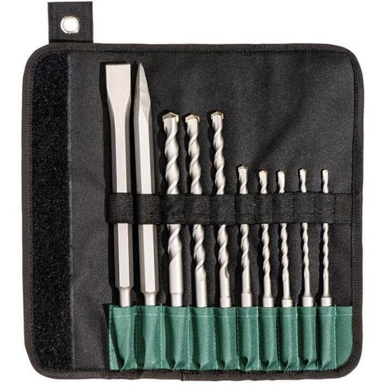 Metabo 630824000 Borr- & mejselset SDS-plus, 10 delar
