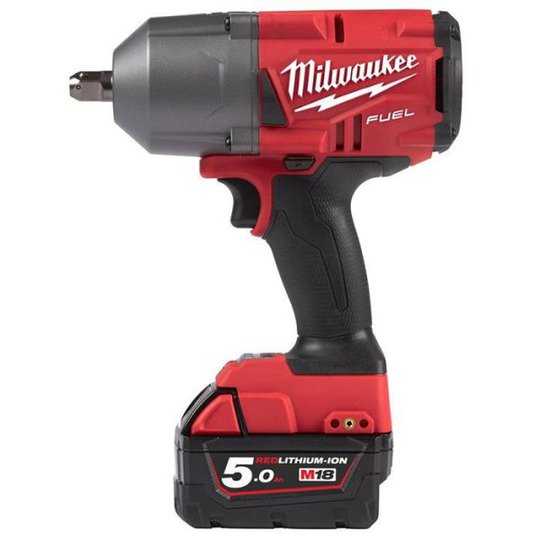 Milwaukee M18 FHIWP12-502X Mutterdragare med 5,0Ah batterier och laddare