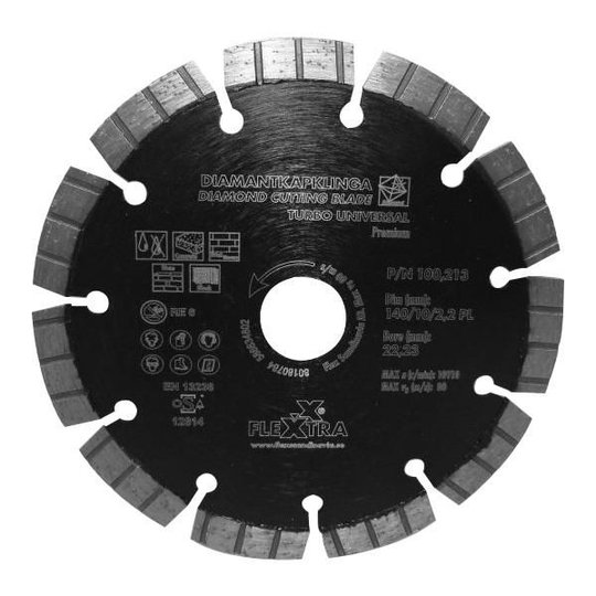 Flexxtra 100213 Diamantklinga 140 mm