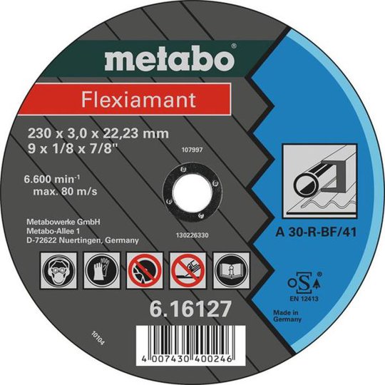 Metabo 616127000 Kapskiva