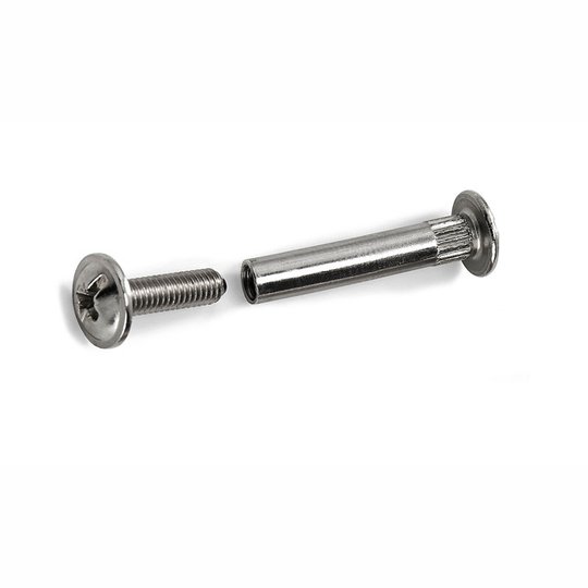 FÖRBINDELSEBESLAG 2604 NICKEL INKL. 11MM SKRUV