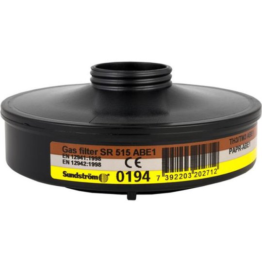Sundström SR 515 Gasfilter ABE1, till SR 500 och SR 500 EX