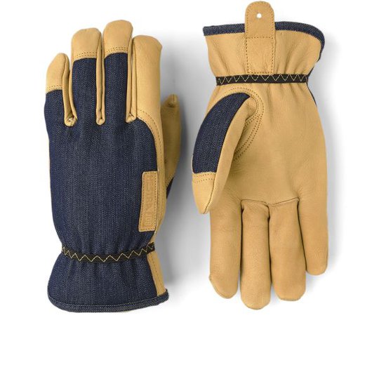 Hestra Job Kobolt Denim Trädgårdshandske Indigo Strl 6