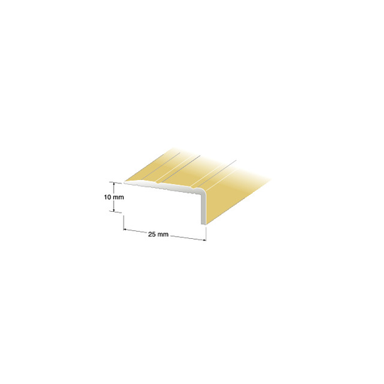 TRÖSKELLIST 10X25MM GULD 100CM | Beijerbygg Byggmaterial