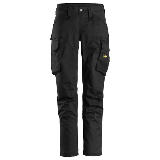 Snickers 6703 AllroundWork Arbetsbyxa stretch, dam, svart 18