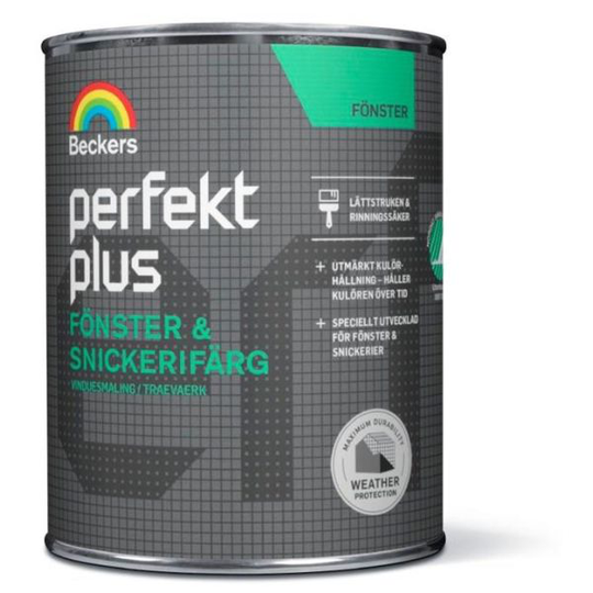Beckers Perfekt Plus Fönster- och snickerifärg halvblank Vit