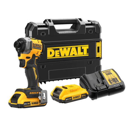 Dewalt DCF850D2T-QW Slagskruvdragare med batteri och laddare