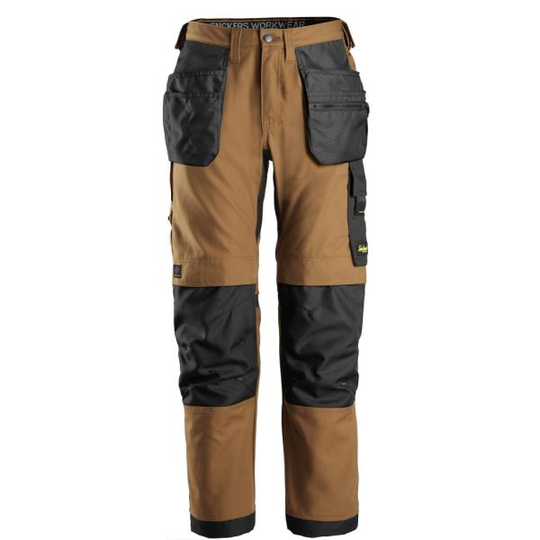 Snickers 6224 AllroundWork Arbetsbyxa brun/svart Strl 40