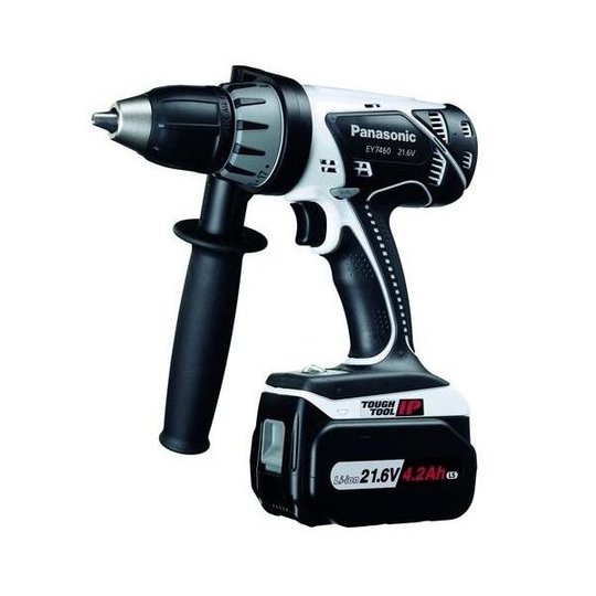 Panasonic EY7460LS2S Borrmaskin med 4,2Ah batterier och laddare