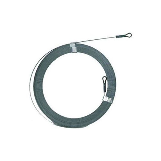 Gelia 050000404 Dragfjäder plant stålband, 10 m