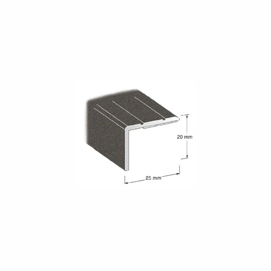 TRAPPNOS 25X20 MM GRAFIT 100CM | Beijerbygg Byggmaterial