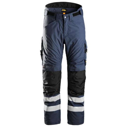 Snickers 6619 AllroundWork Vinterbyxa marin/svart, korta, fodrade XS