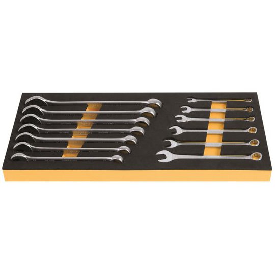 Ironside 102385 Blocknyckelsats 13 delar, 7-19 mm