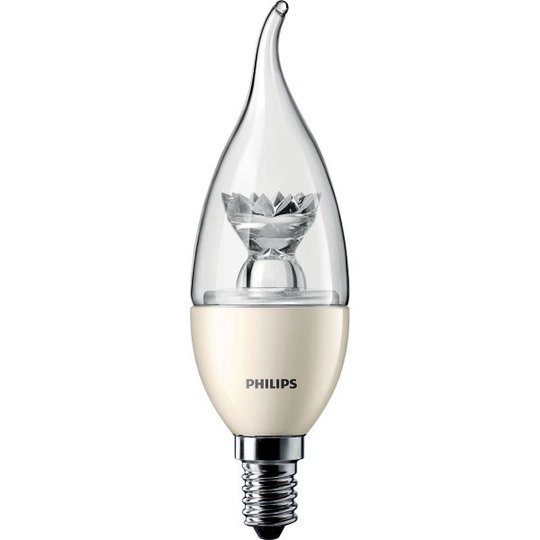 Philips Master Dimtone Kronlampa E14-sockel, böjd form
