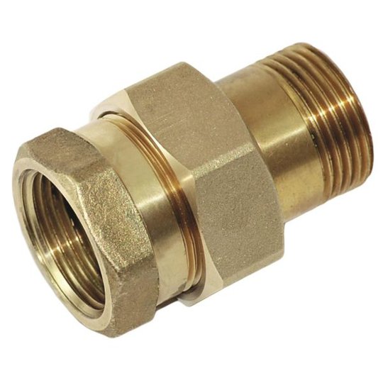TA 50015025 Radiatorkoppling rak, gul G25