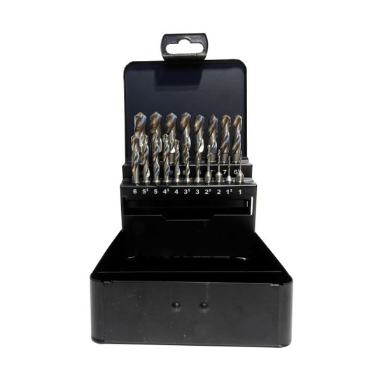 Ironside HC-061 Borrsats 19 delar, HSS, 1/4" sexkant