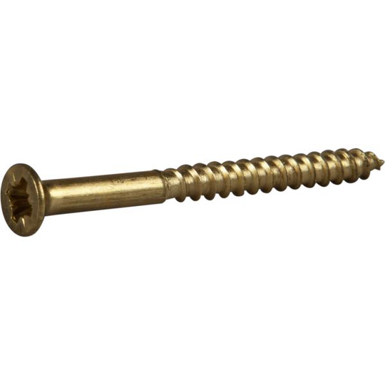 ESSVE 525008 Träskruv TFX, mässing 3 x 16 mm, 14-pack