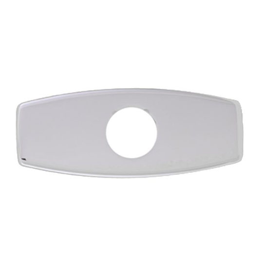 FM Mattsson 3843-0060 Täckplatta med tätning, för enhålsblandare 60 c/c