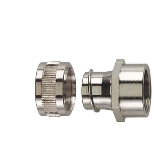 Hellermann Tyton 166-31300 Metallkoppling invändiga gängor, PCS-FF Nominell Ø16 mm, M20