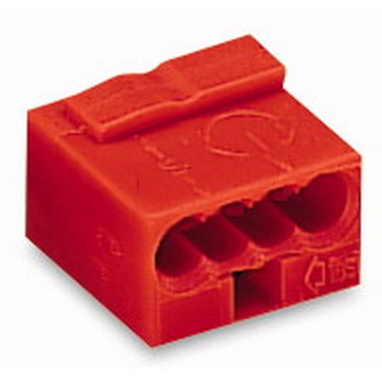 Wago 243-804 Klämma 7 x 10 x 10 mm, 100-pack Röd