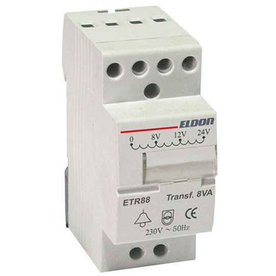 Eldon ETR88 Transformator 230V, för DIN-skena
