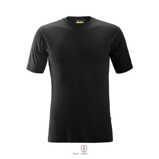 Snickers 2563 ProtecWork T-shirt svart XS