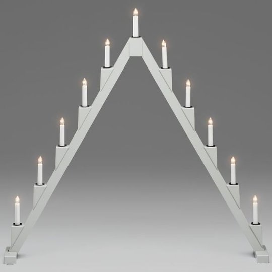 Konstsmide 3592-370 Elljusstake grå, 11 ljus