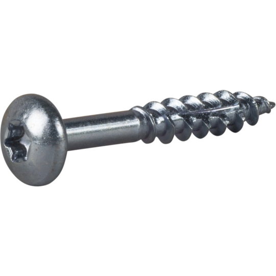 TRÄSKRUV ESSDRIVE KULLRIG SKALLE FZB 4,5X30MM | Beijerbygg Byggmaterial