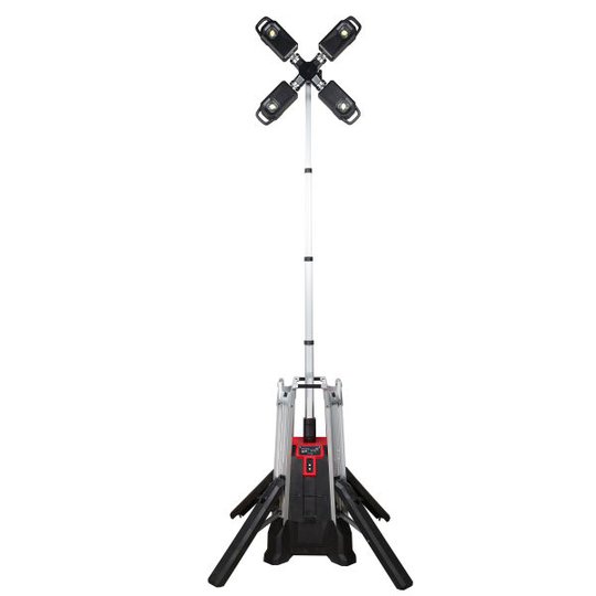 Milwaukee MXF TL-601 Belysningsmast med batteri och laddare
