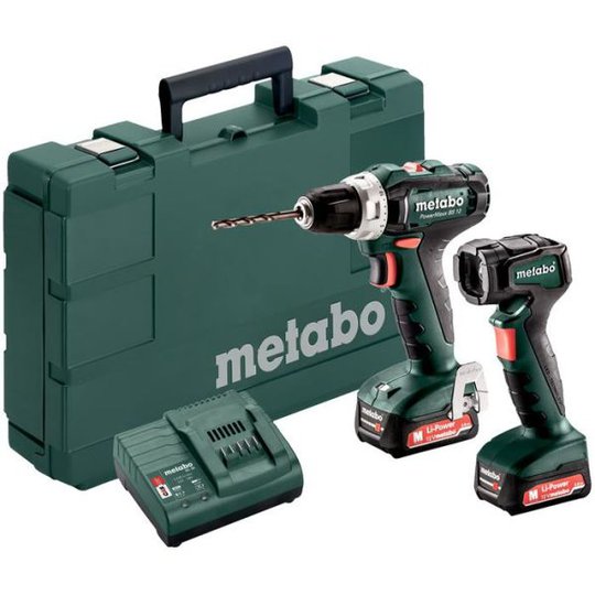 Metabo PowerMaxx BS 12 + ULA 12 LED Verktygspaket