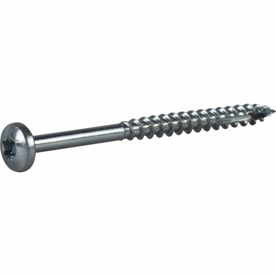 TRÄSKRUV 6,0X80 KULLRIG FZB 100ST | Beijerbygg Byggmaterial
