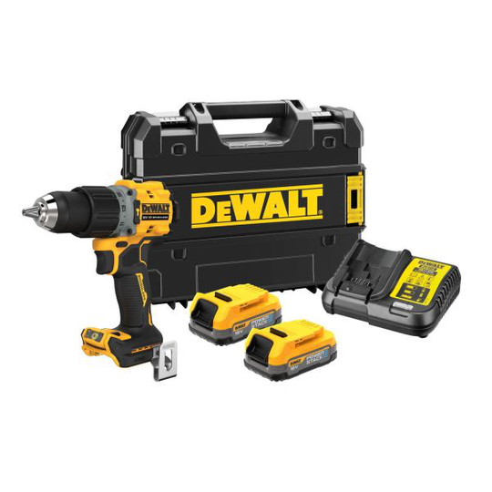 Dewalt DCD805E2T-QW Slagskruvdragare med batteri och laddare