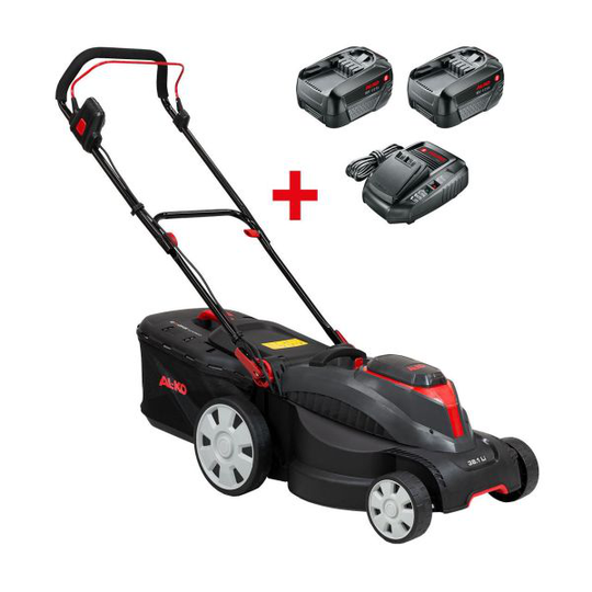 AL-KO 38.1 Li Comfort Batterigräsklippare med batteri och laddare