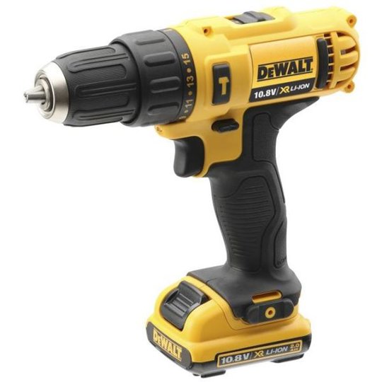 Dewalt DCD716D2 Slagborrmaskin med 2,0Ah batterier och laddare