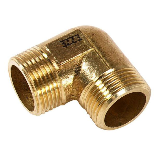 Ezze 1885425 Vinkel utvändig gänga, gul 27 mm