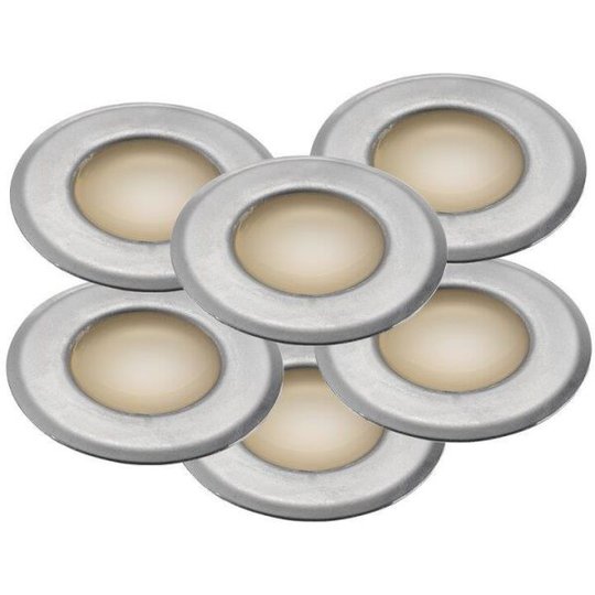 Nordlux UNE 45420034 LED-spotlight 6-pack, IP67, aluminium