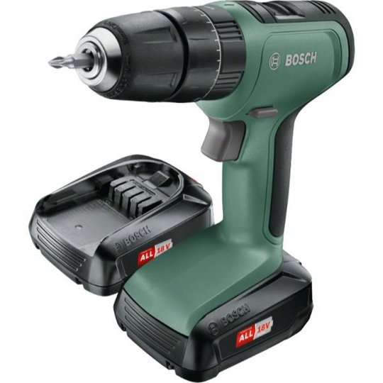 Bosch DIY Universal Impact 18 Slagborr 2 st 1,5Ah batterier och laddare