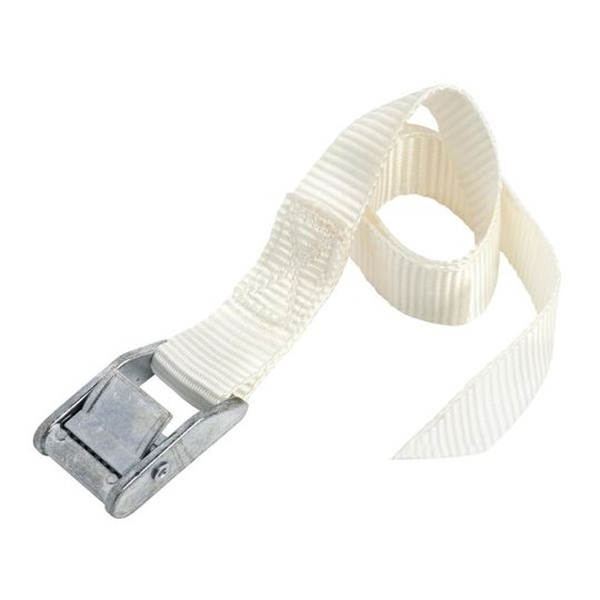 Ironside 100189 Spännband 400 kg, 2-pack 0,5 m, vit